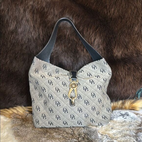 Dooney & Bourke Handbags - Dooney & Bourke Gray Monogrammed Women's Bag (6000A)